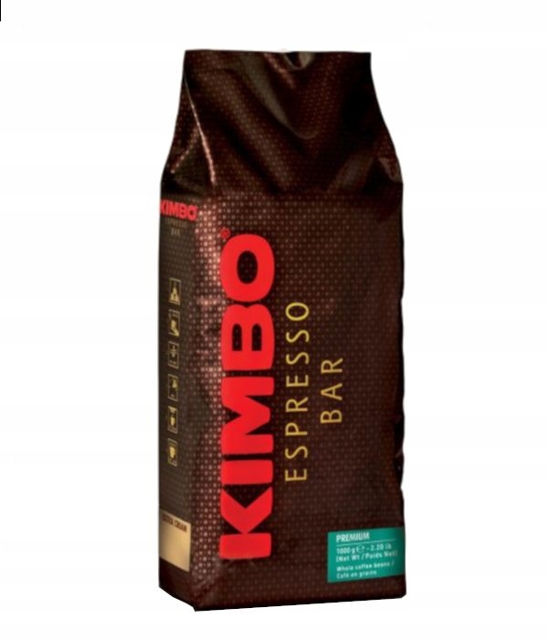 Zrnková káva - Kávové zrná KIMBO PREMIUM 1KG F / dph