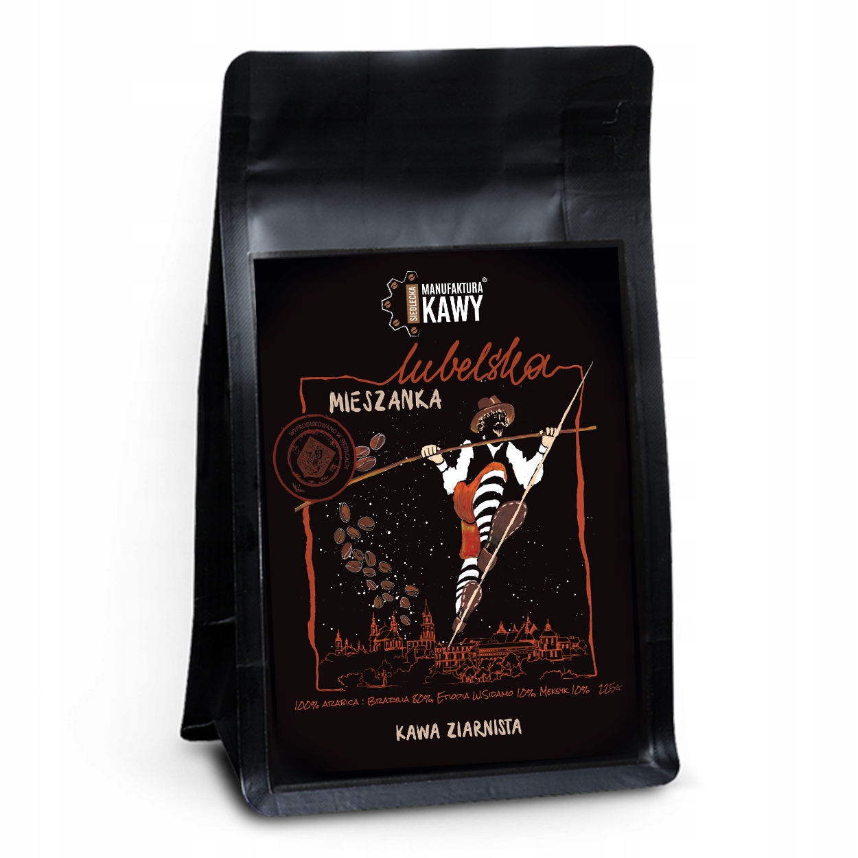Zrnková káva - Lubelská zrnková káva 225g Siedlecka Manufaktura