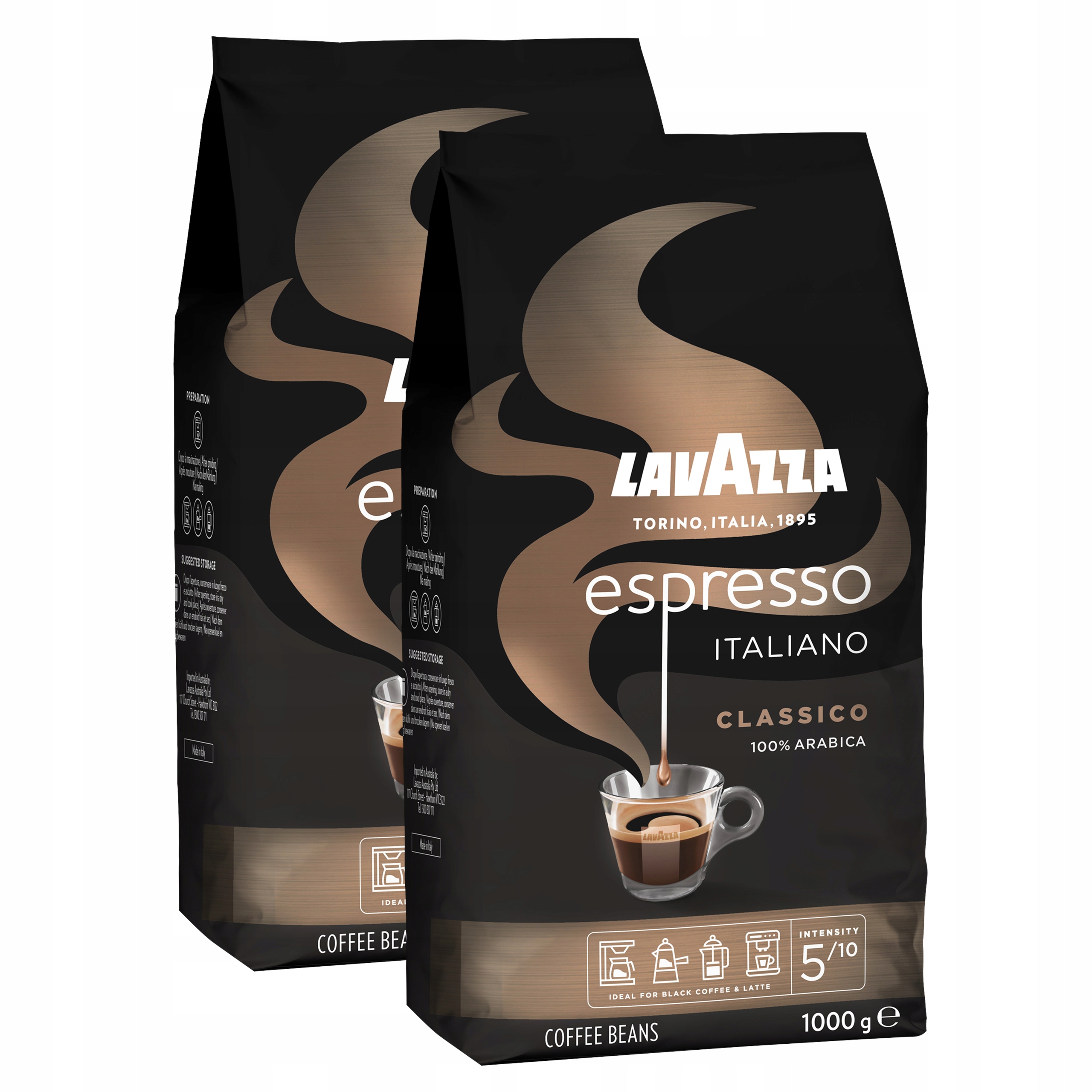 Zrnková káva - Granner Coffee Lavazza Espresso 2x1kg