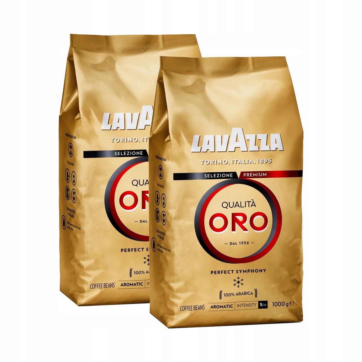 Zrnková káva - Granner Coffee Lavazza Qualita Oro 2x1kg