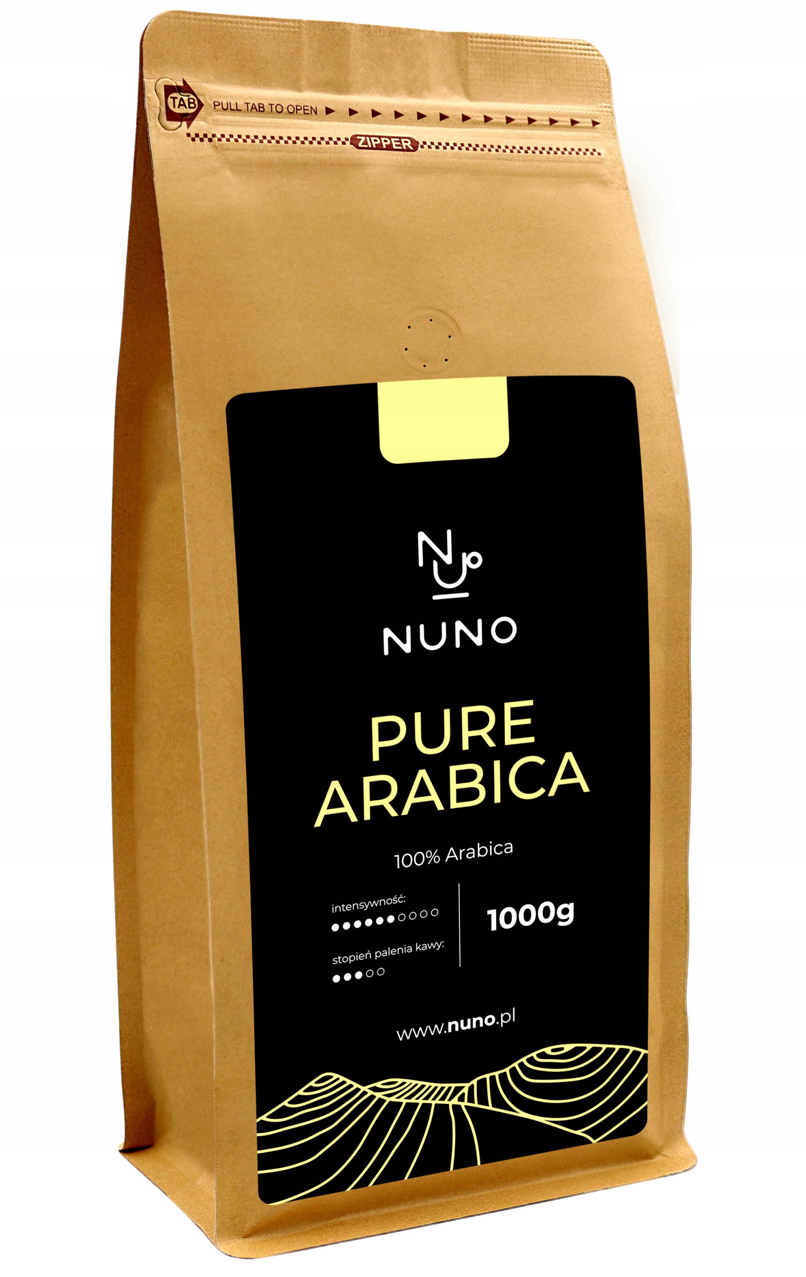 Zrnková káva - Káva Beans Nuno Pure Arabica 1kg Fresh 72h