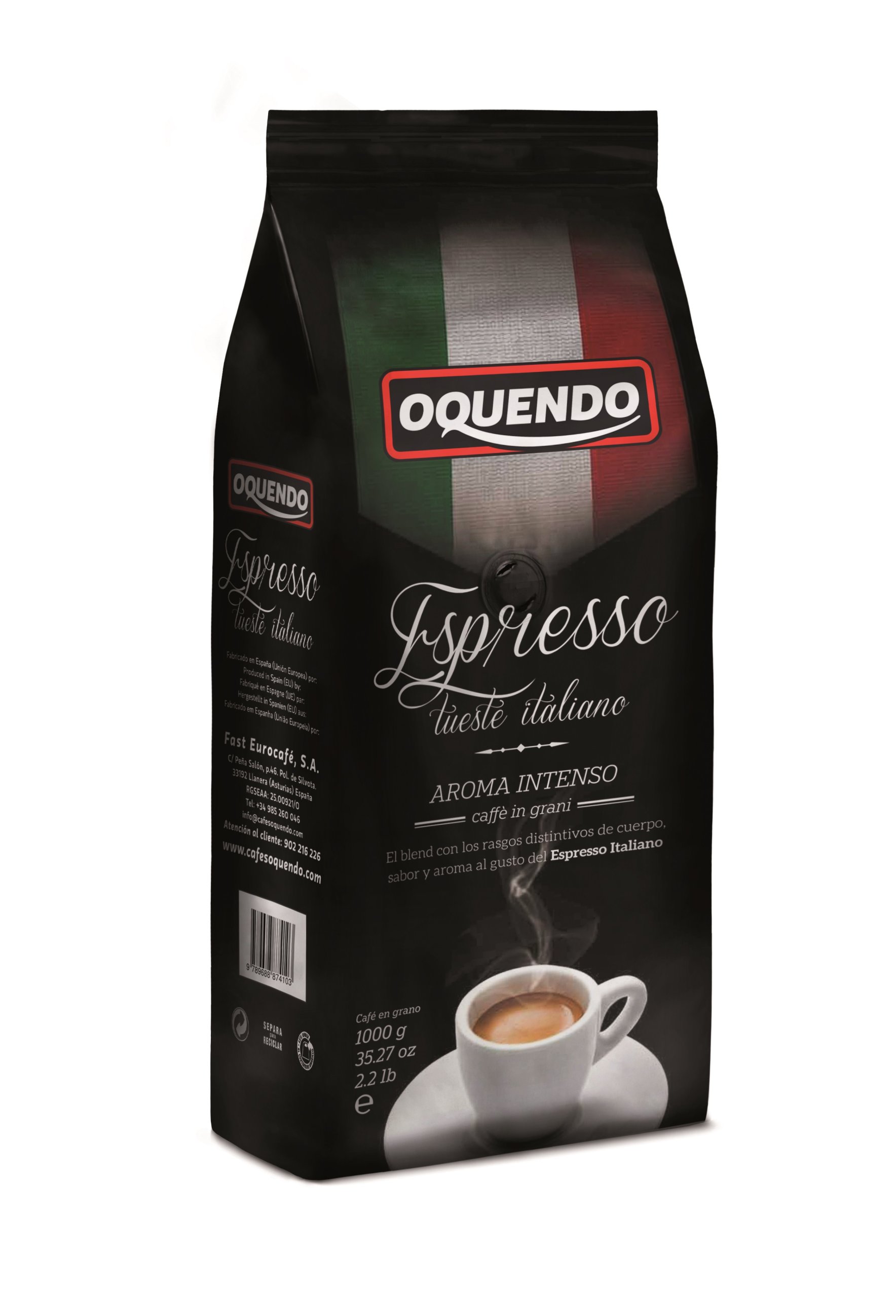 Zrnková káva - Káva Beans Ovendo Espresso Italiano 1 kg
