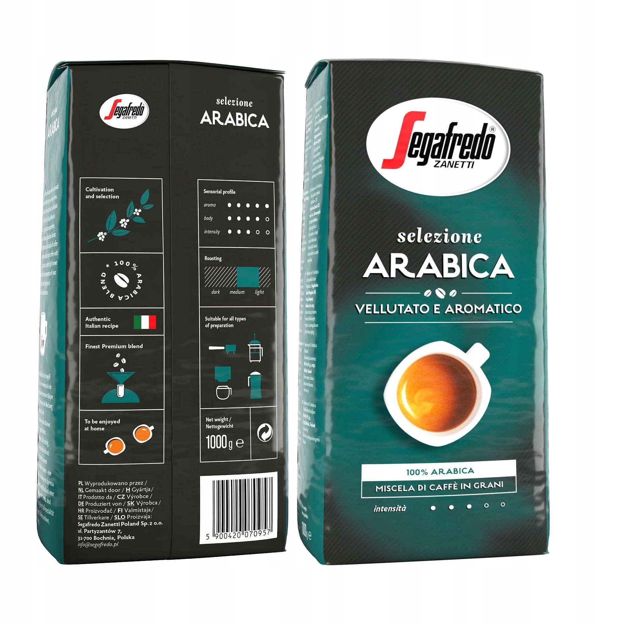 Zrnková káva - Káva Grainy Segafredo Selezione Arabica 1kg