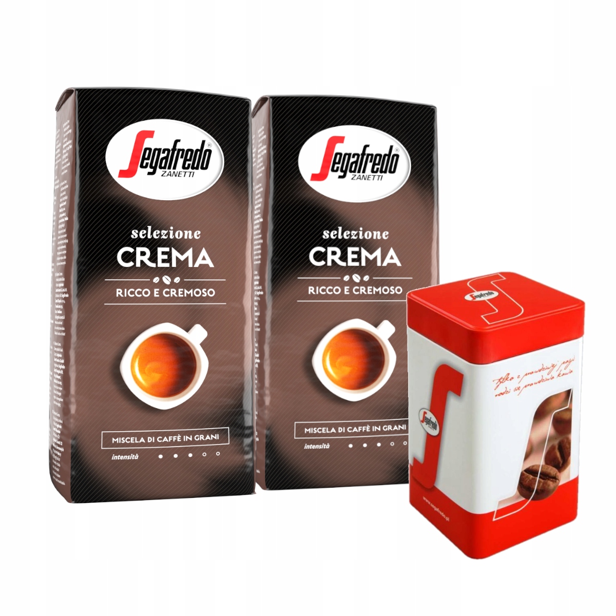 Zrnková káva - Segafredo Selizonee Cork Crema Crema + Can