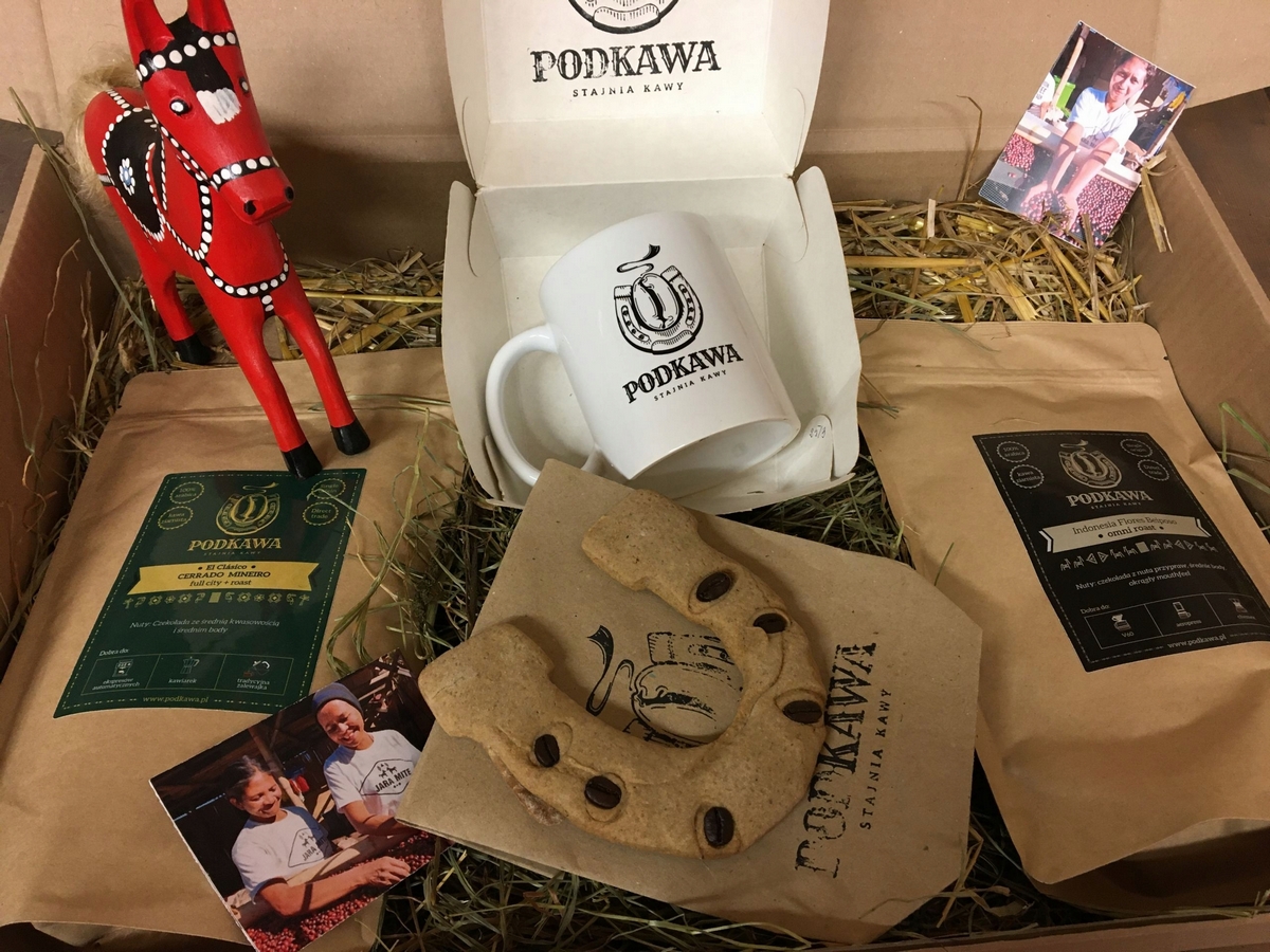 Káva darčekový set. Oprava kávy