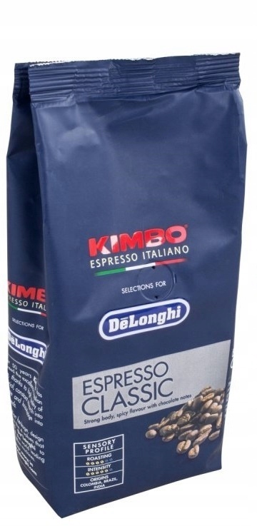 Zrnková káva - Fazuľa Kimbo DeLonghi Espresso CLASSIC 1kg