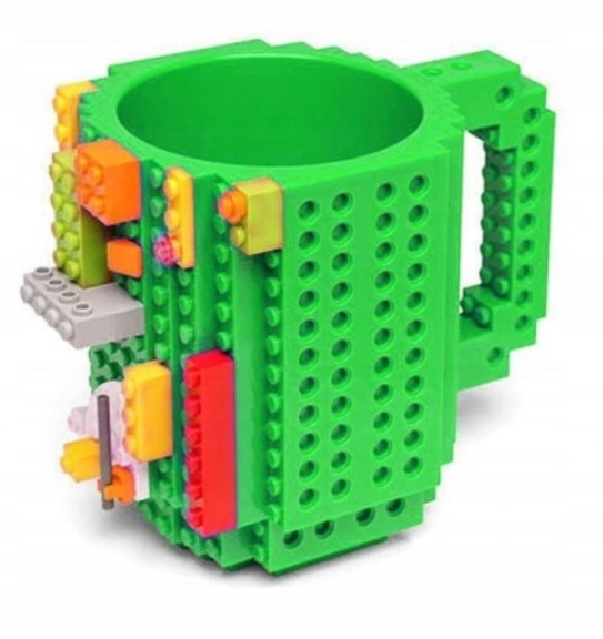 Hrnček darčekové bloky Lego bloky green +