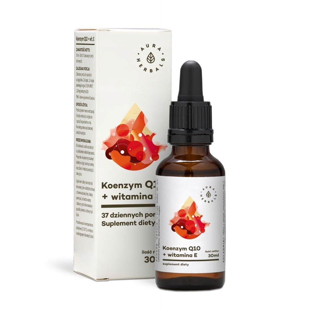 Koenzým q10 wit e in tekutiny 830 drop 30ml aura