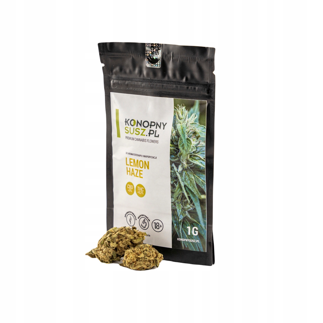 CBD - Konopné sušené CBD 3% Lemon Haze 5 g konopnej buriny