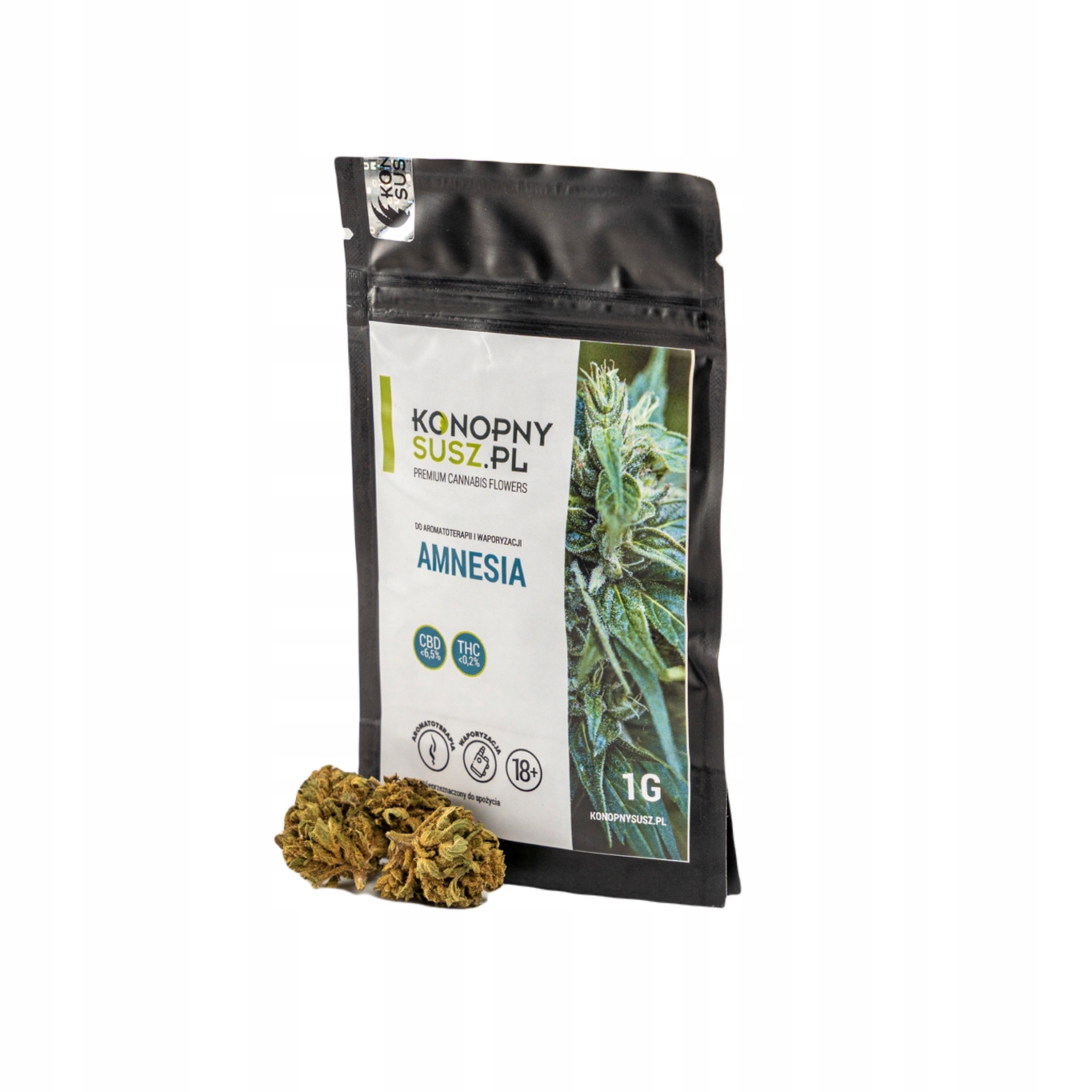CBD - Konope sucho CBD 6,5% Strata pamäti 2 g Cannabis Weed