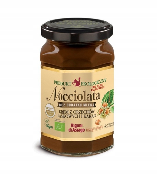NUTRUN CREAM (bez laktózy) BIO 700 g nocciolata