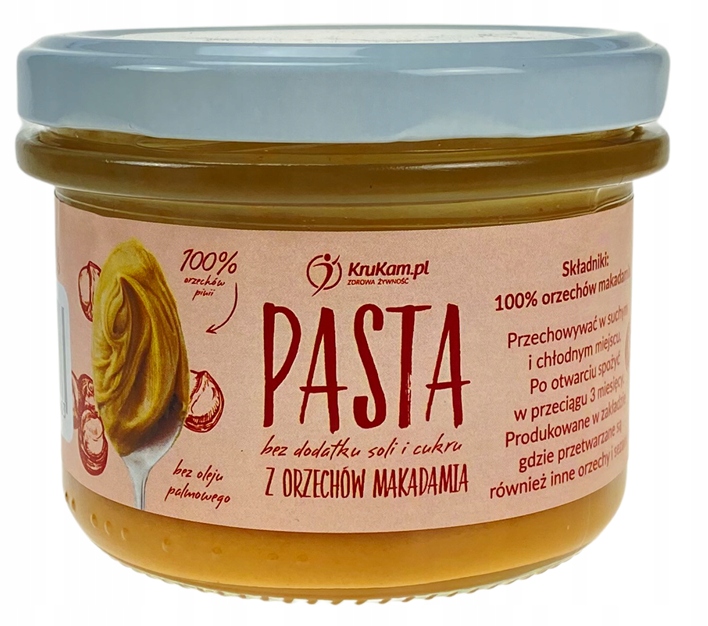 Raven Makadamia orech pasta bez cukru 150g