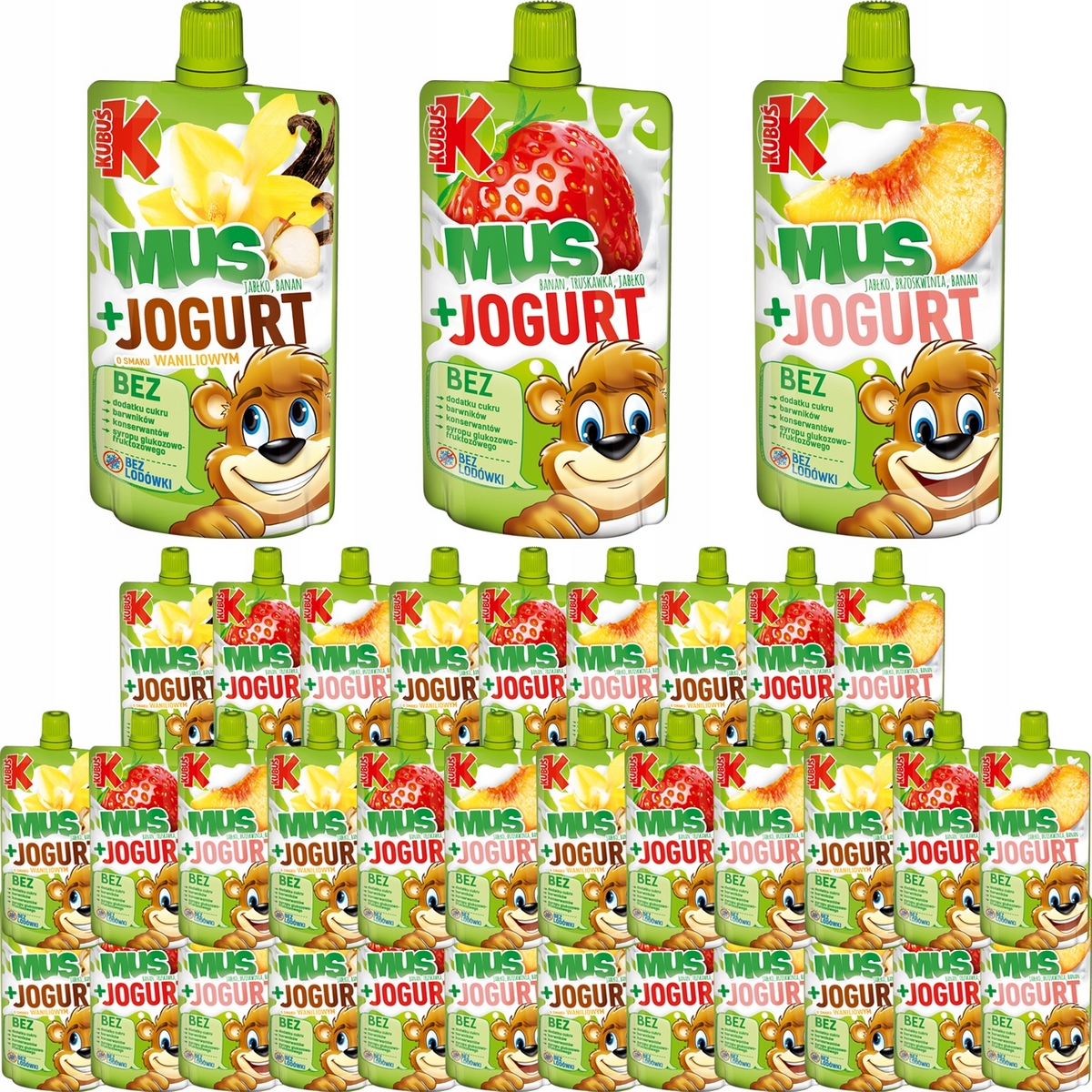 Winnie Mus + jogurt mix Rôzne chutné nastavenie 36x 80 g