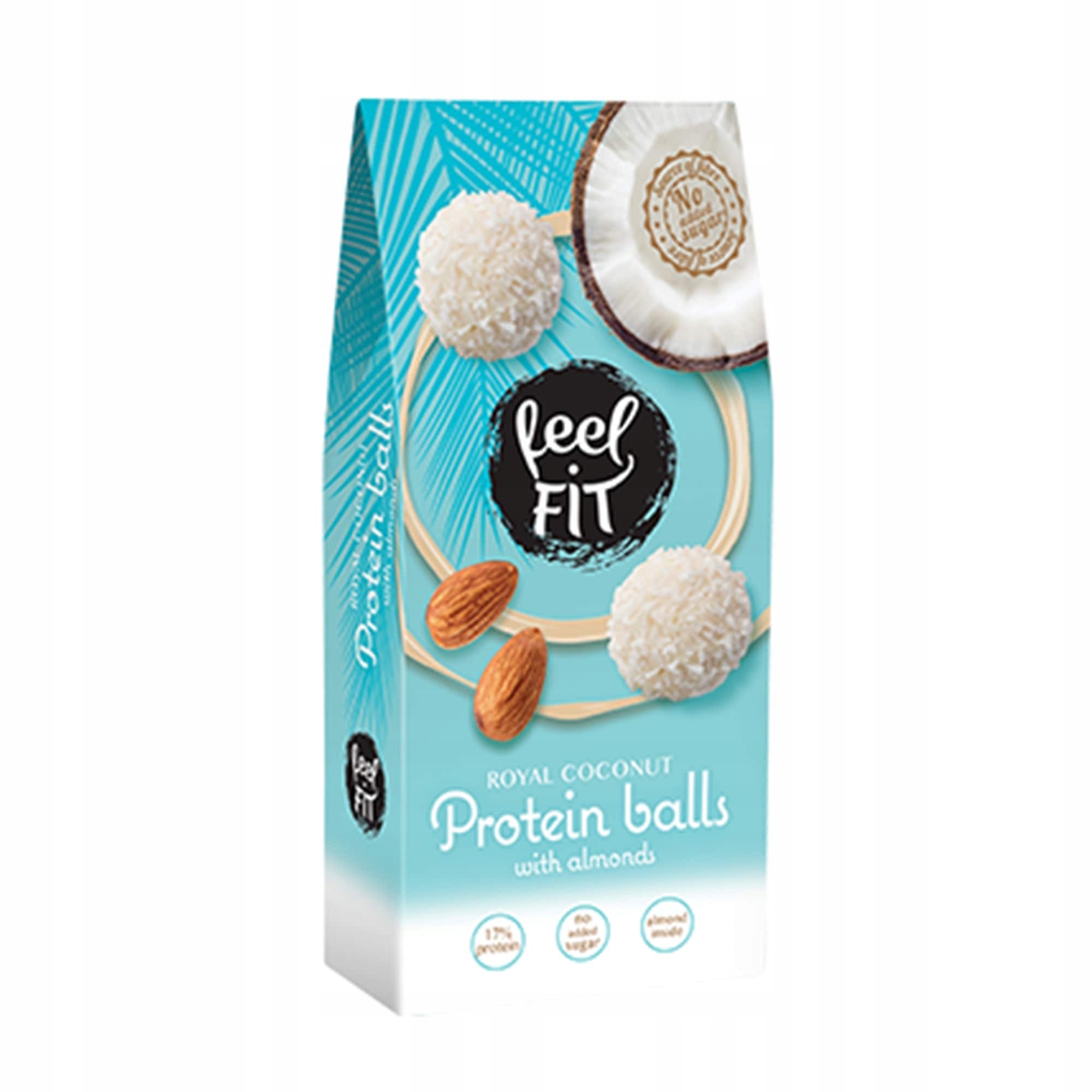 Proteinové guľôčky s mandľou bez cukru 63 g [14ks