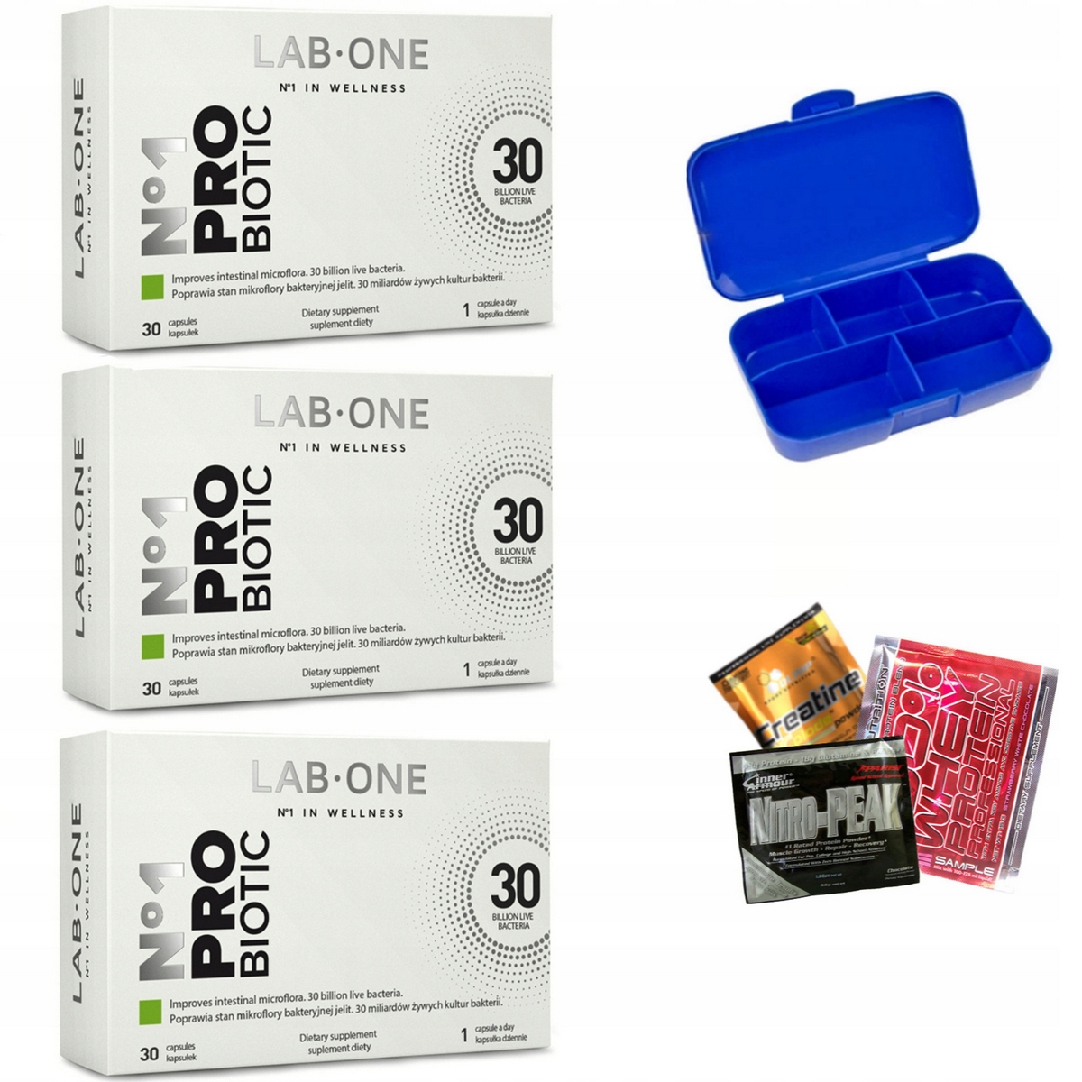 Lab ONE N ° 1 Probiotické 90 K probiotiká 30 miliárd čriev