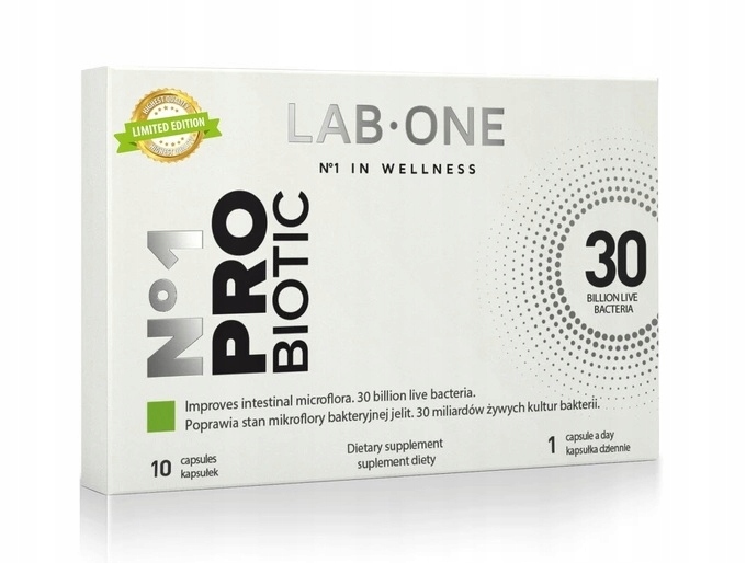 LAB ONE č. 1 ProBiotikum (probiotikum) 10 kapsúl