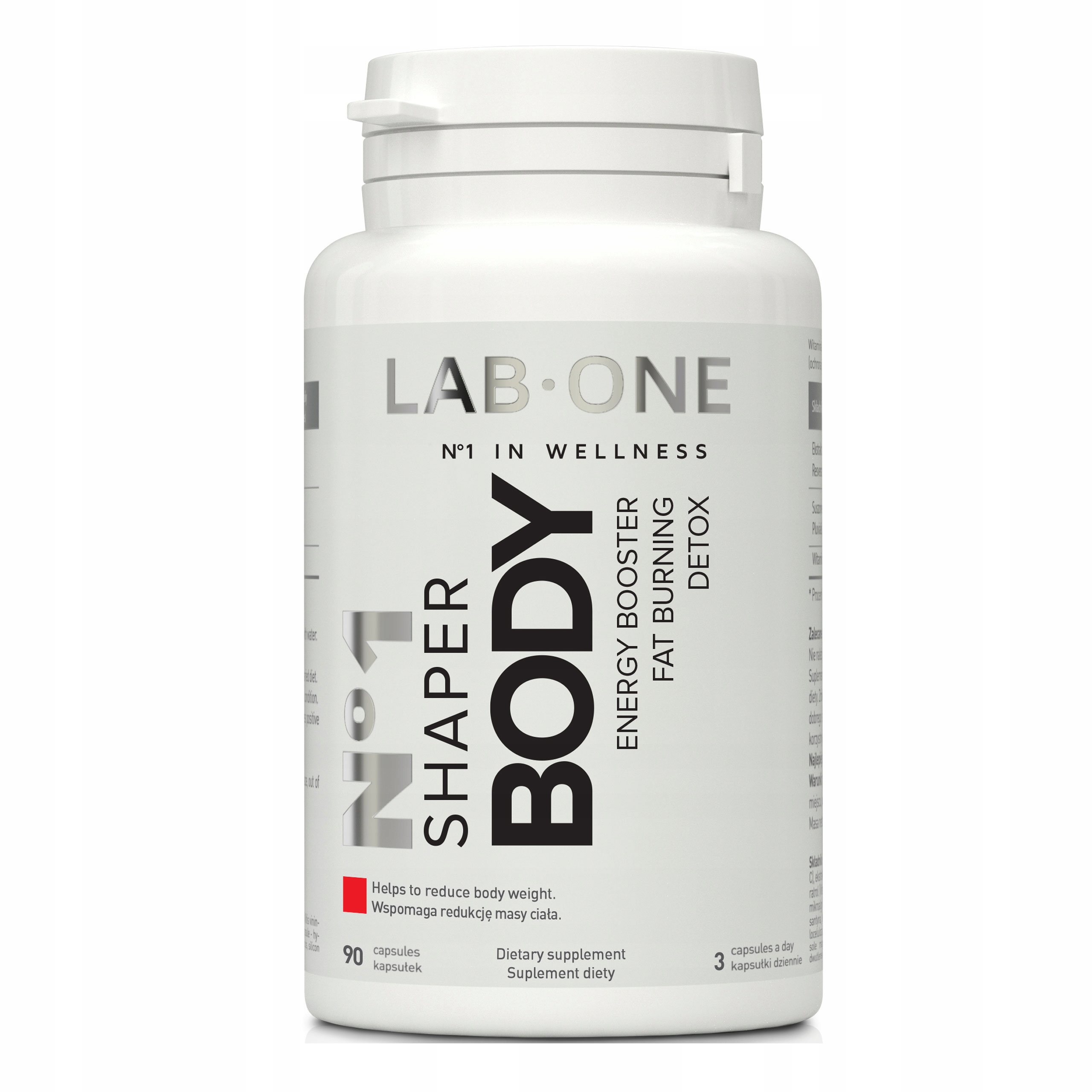 Spaľovač tuku - Lab One Shaper Body 90cap Silný spaľovač tuku