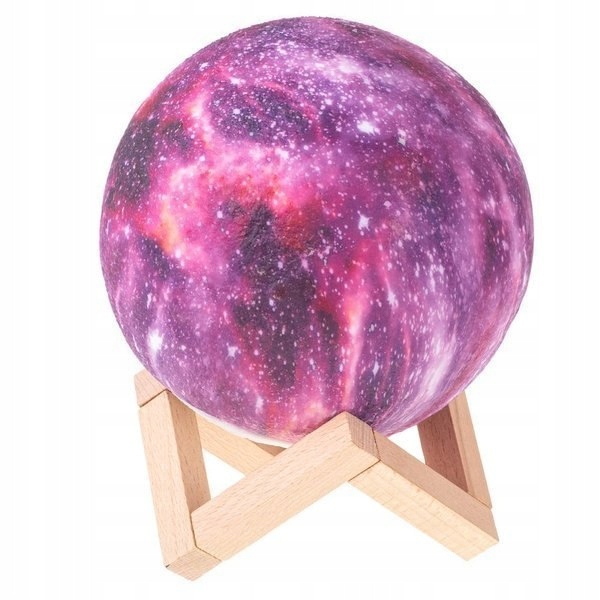 Lampa nočná lampa 3D Planéta 16 farieb USB diaľkové ovládanie