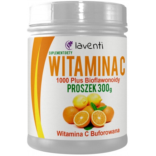 LAVENTI VITAMINA C1000 PLUS BIOFLAV. 300 g prášok