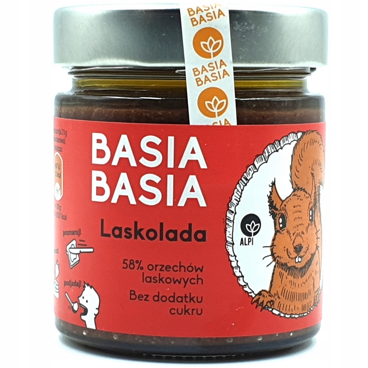 Laskolada orechový krém BASIA BASIA 210 g