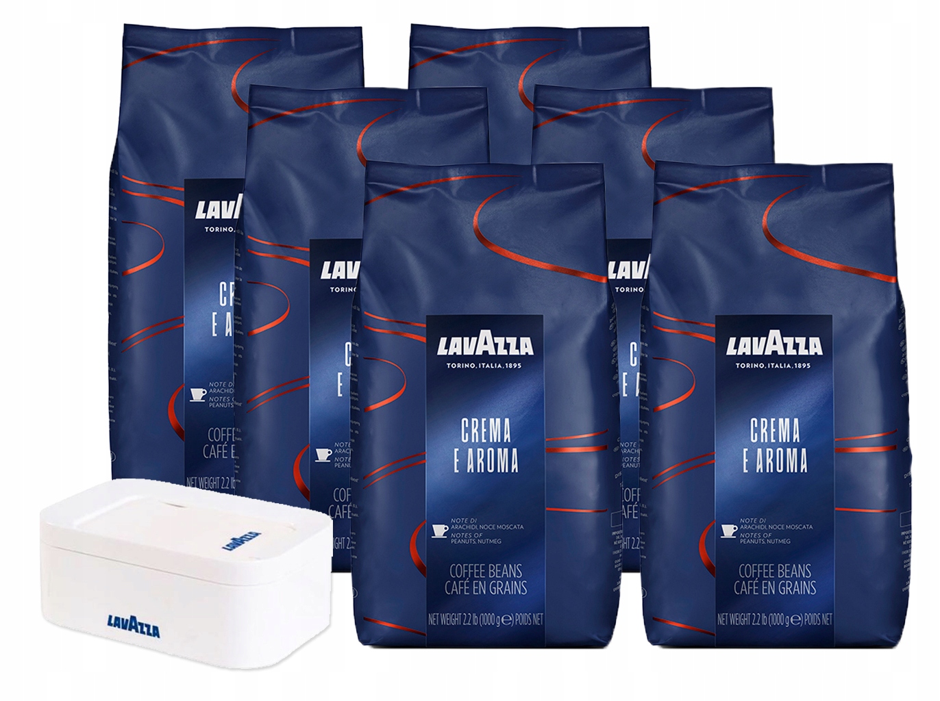 Zrnková káva - Lavazza 6x1kg Crema Aroma Espresso Blue