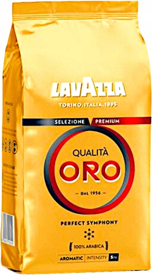 Zrnková káva - Lavazza kvalita oro 1kg obilia kávu