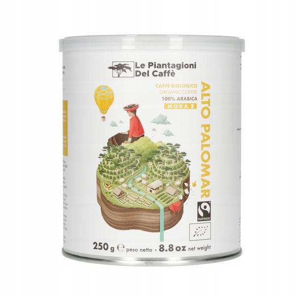 Káva mletá - Le Piantagioni Peru Alto Palomar Mincing Coffee 250g