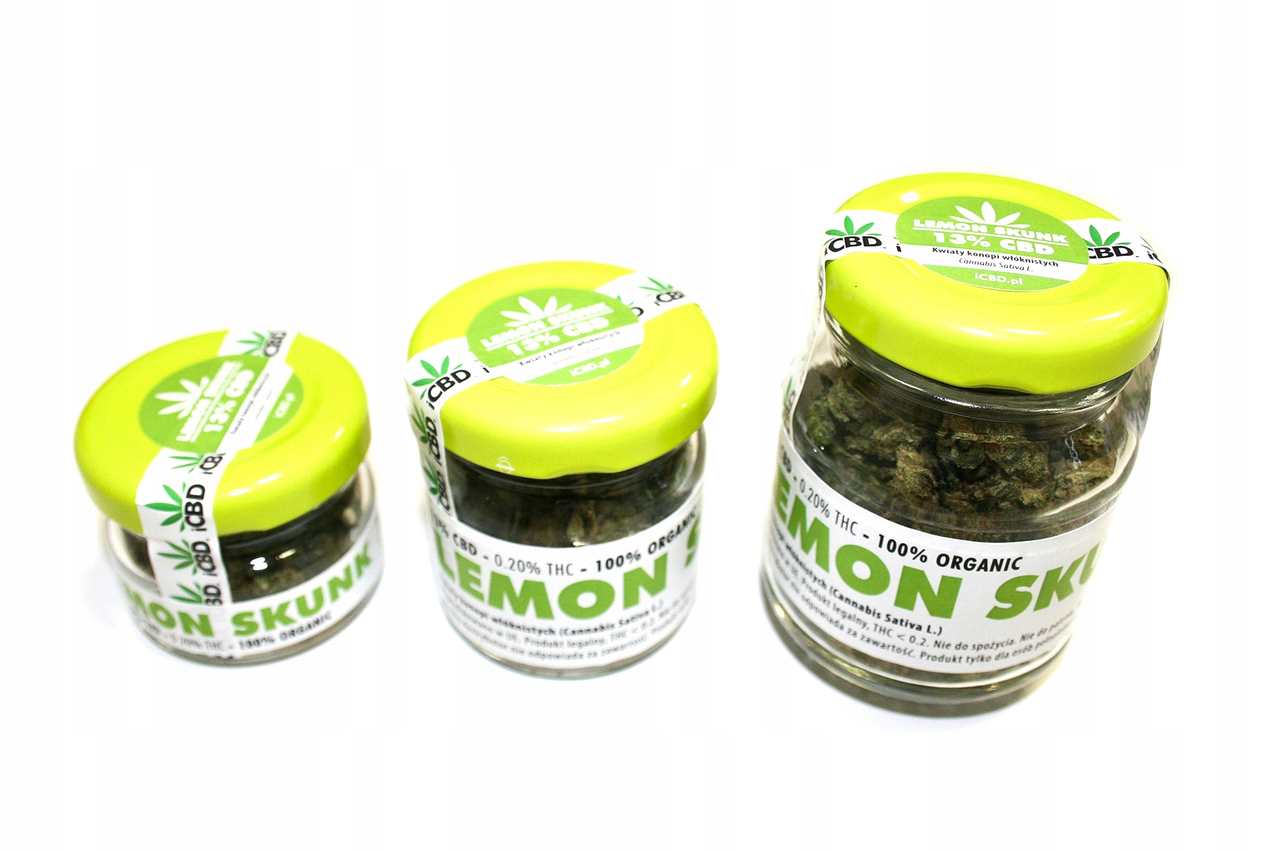 CBD - Lemon Skunk CBD 13% vysuší konope CBD, CBD kvety 5g
