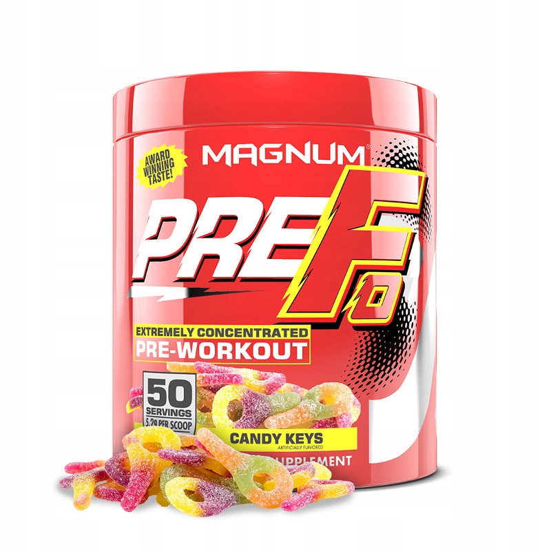 Magnum Pre F0 pred tréningom 259G Candy Keys