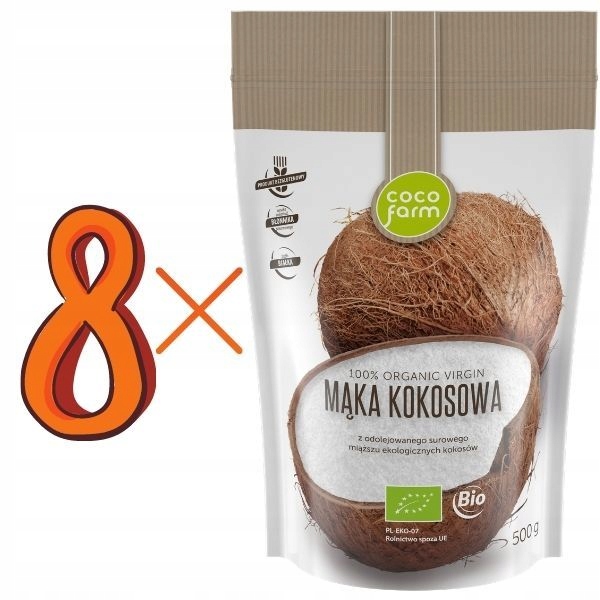Múka Coconut BIO 4KG-8X500G-SUR / 0GLUTEN / NIE S CHIPS