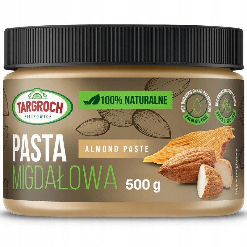 ALMOND BUTTER 500G + 100G ZADARMO ALMOND PASTE