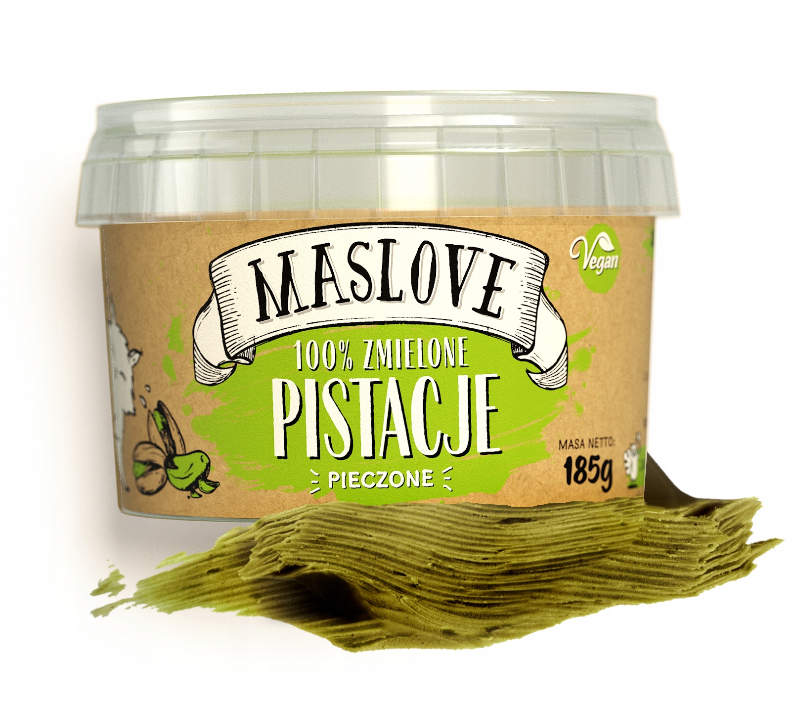 Pistácia maslo maslove pistachios prírodná pasta