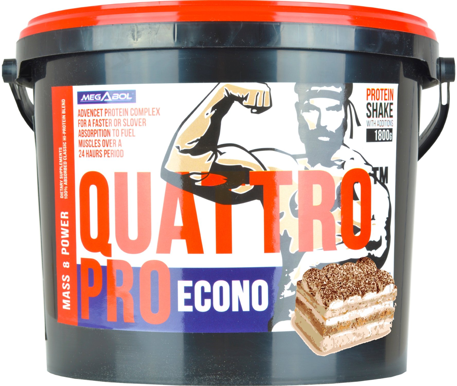Proteín - Megabol Quattro Pro Econo 1800 g Łowickie proteín