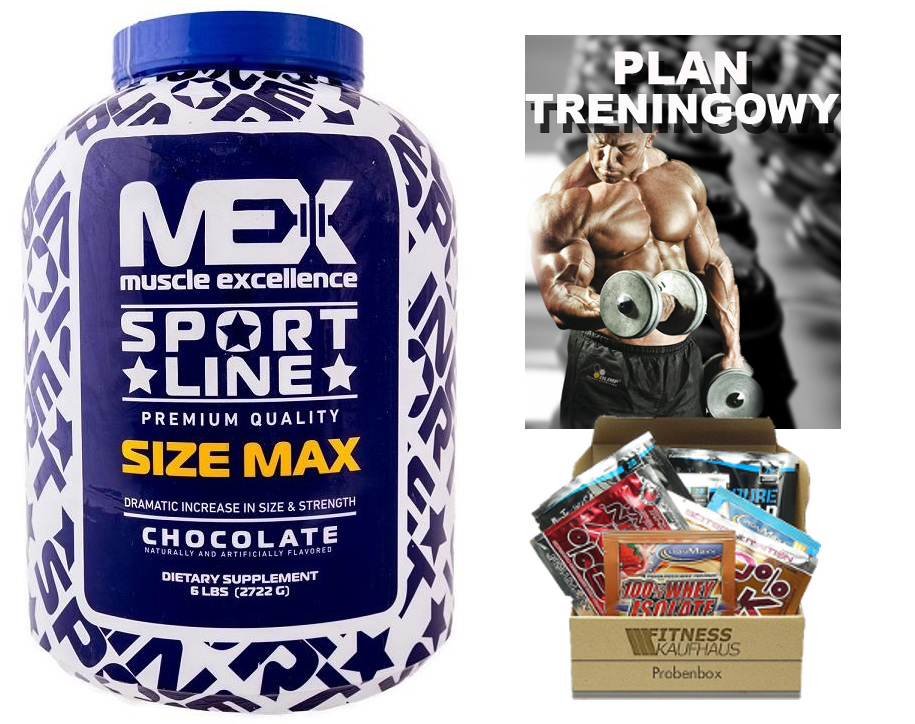 Gainer - Mex - Veľkosť Max - 2722G 6LBS - GAINER + GRATISY