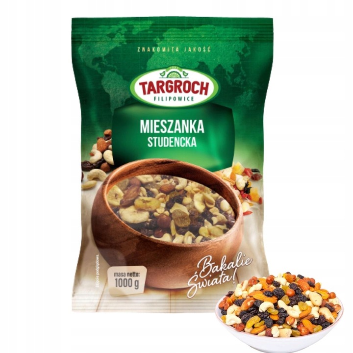 Študent mix 1kg perfektné snack orechy