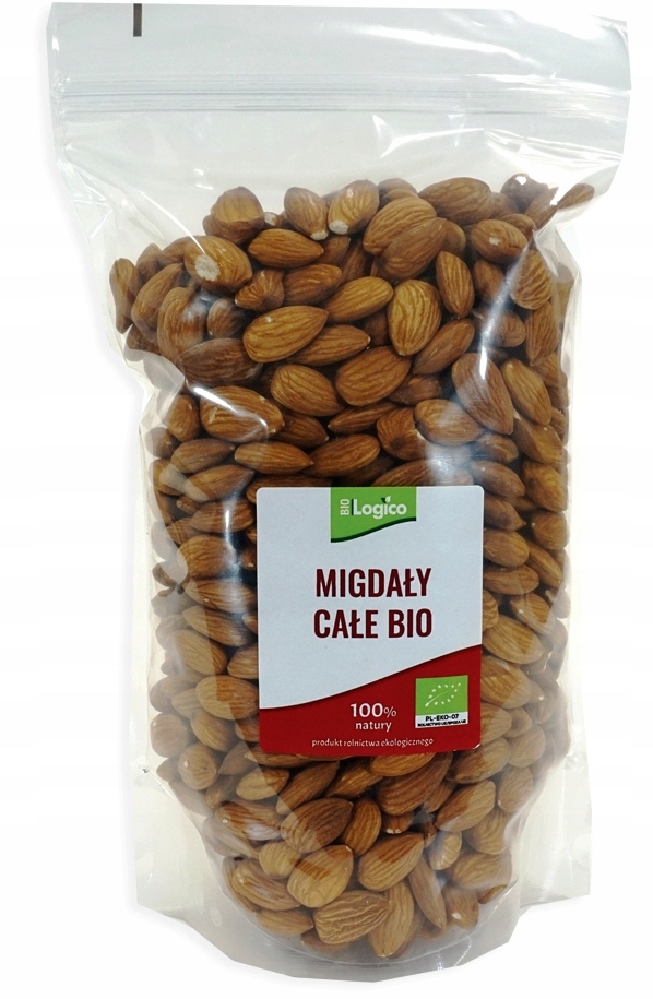 Orechy - Mandle všetkých 1 kg bio ekologických ekologických