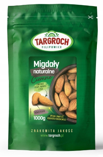 Orechy - Prírodné mandle Dark 500g Targroš všetký orech