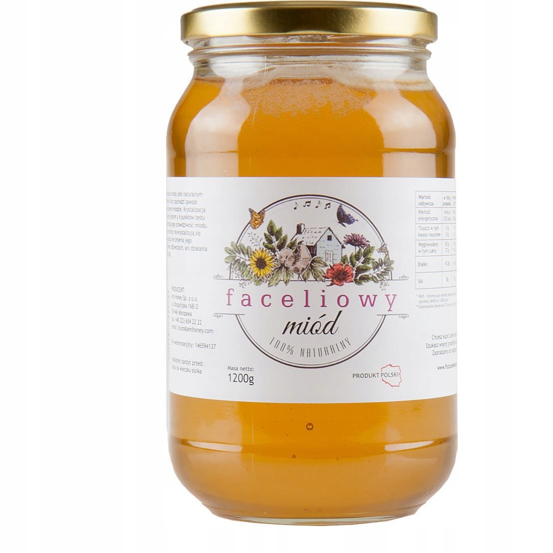 HONEY 1.2KG FACELICKÝ PRÍRODNOSŤ S APARIÁCIU