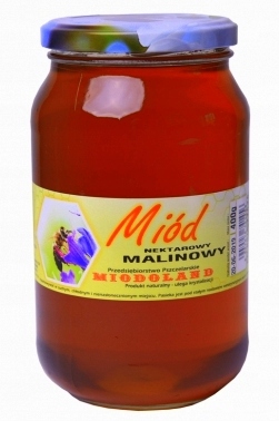 Raspberry Honey 1.2kg apiárny z podkarpacie