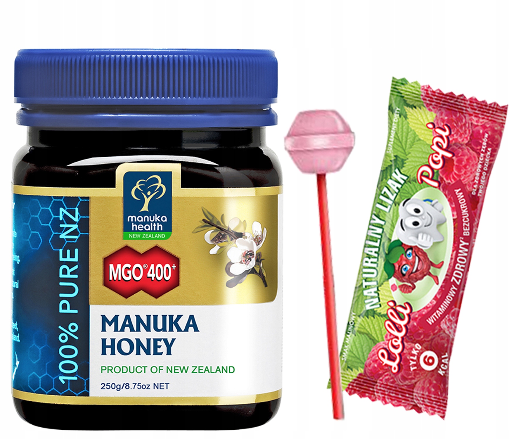 Honey Manuka MgO 400+ 250g Manuka Health + Free