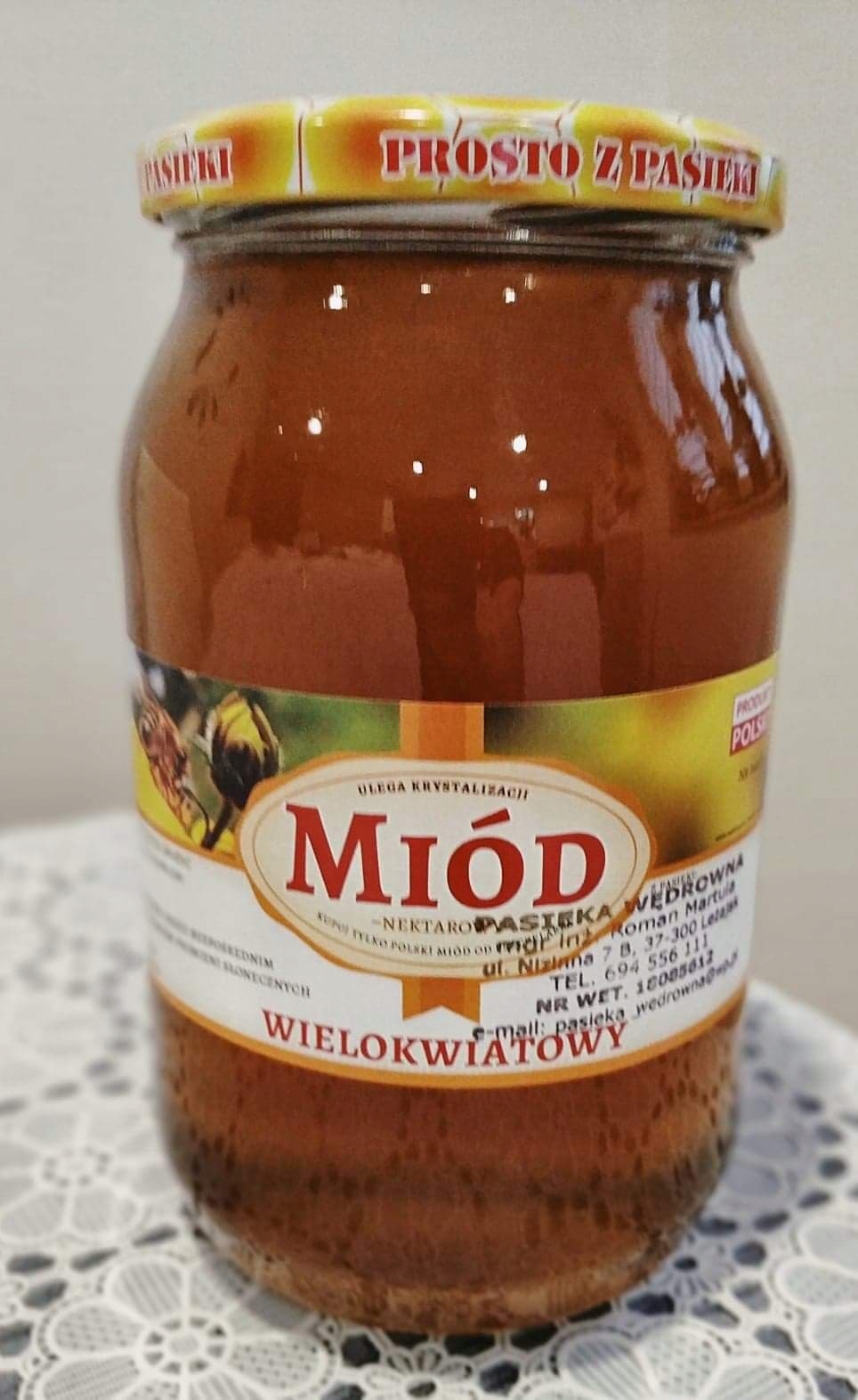Multi-Flower Honey 1.2kg Fresh 2021 Rok!