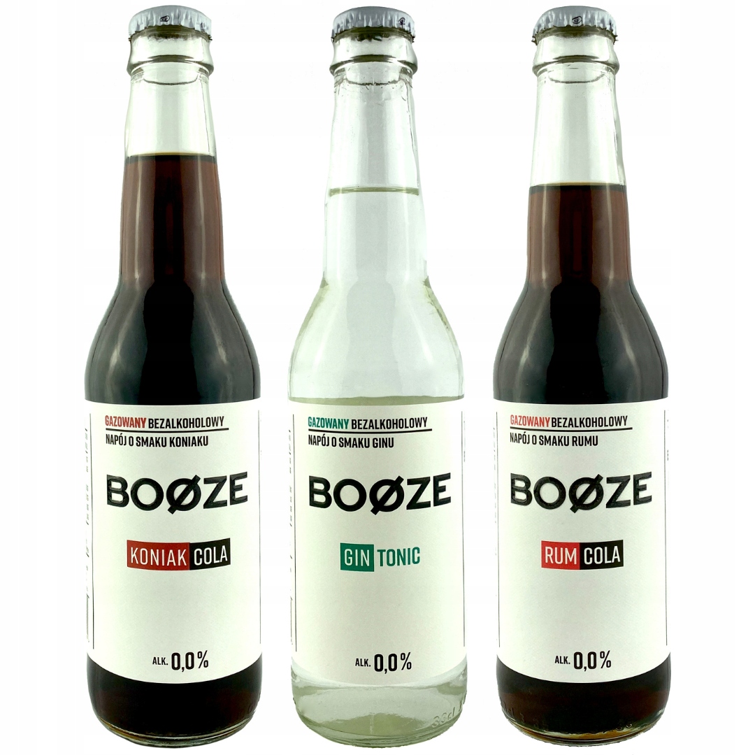 Mix nealkoholických nápojov BOZE 3 x 330ml 0,0%