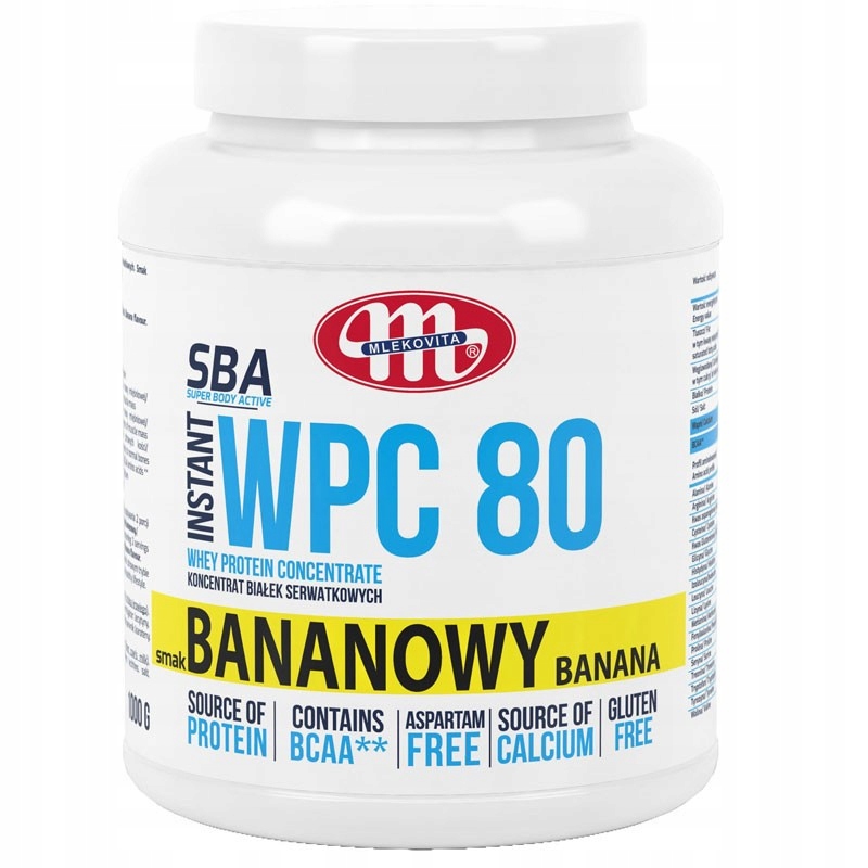 Proteín - MLEKOVITA SBA OKAMŽITÉ WPC 80 WPC PROTEÍNY WPC80