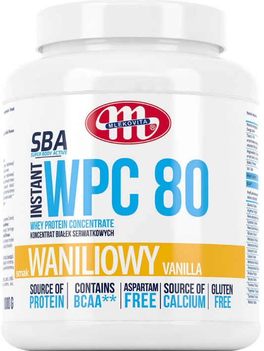 Proteín - MULUKOVITA SBA Instant WPC80 1000G proteín