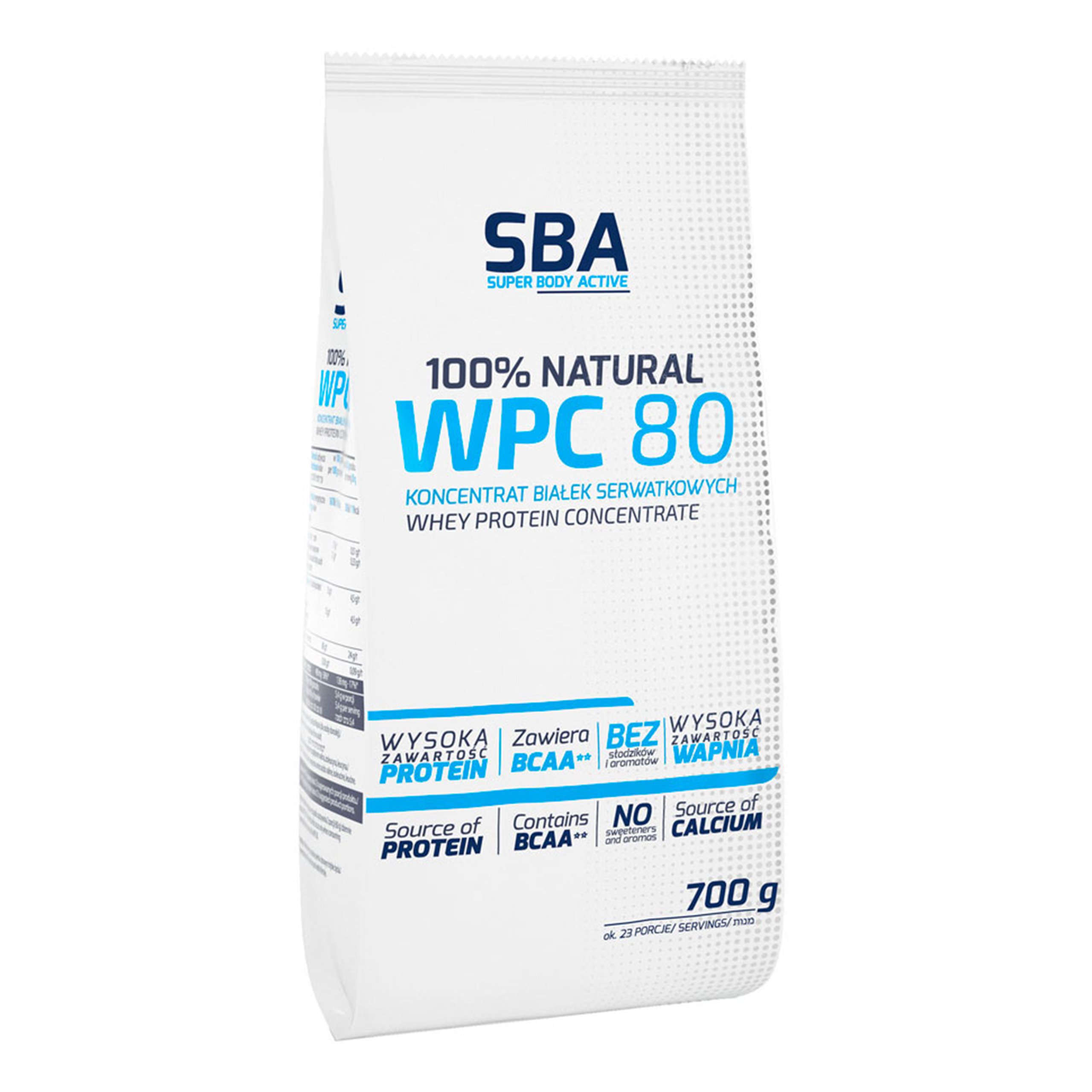Proteín - MULUKOVITA WPC80 700G Prírodné proteínové živiny