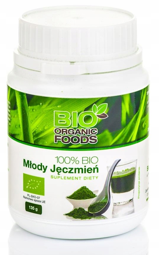 MLADÝ JAČMENOVÝ PRÁŠOK 100% BIO BIO POTRAVINY 135G