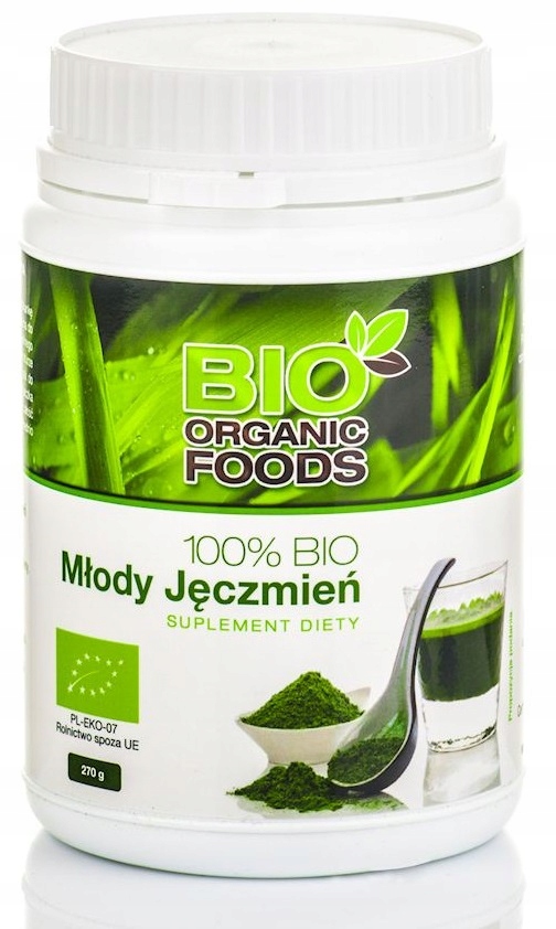 MLADÝ JAČMENOVÝ PRÁŠOK 100% BIO BIO POTRAVINY 270G