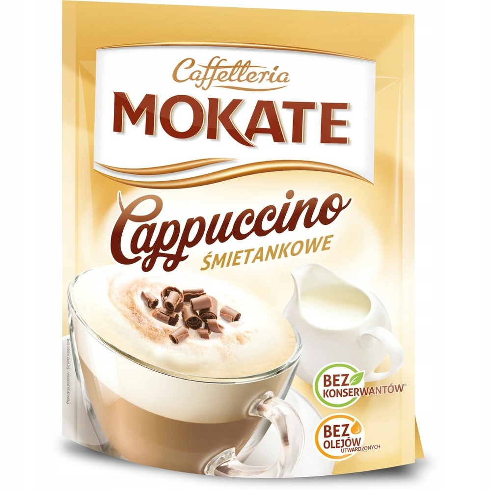 Cappuccino - Kapučíno - Mokate coffee cappuccino krém 110g - 8 kusov