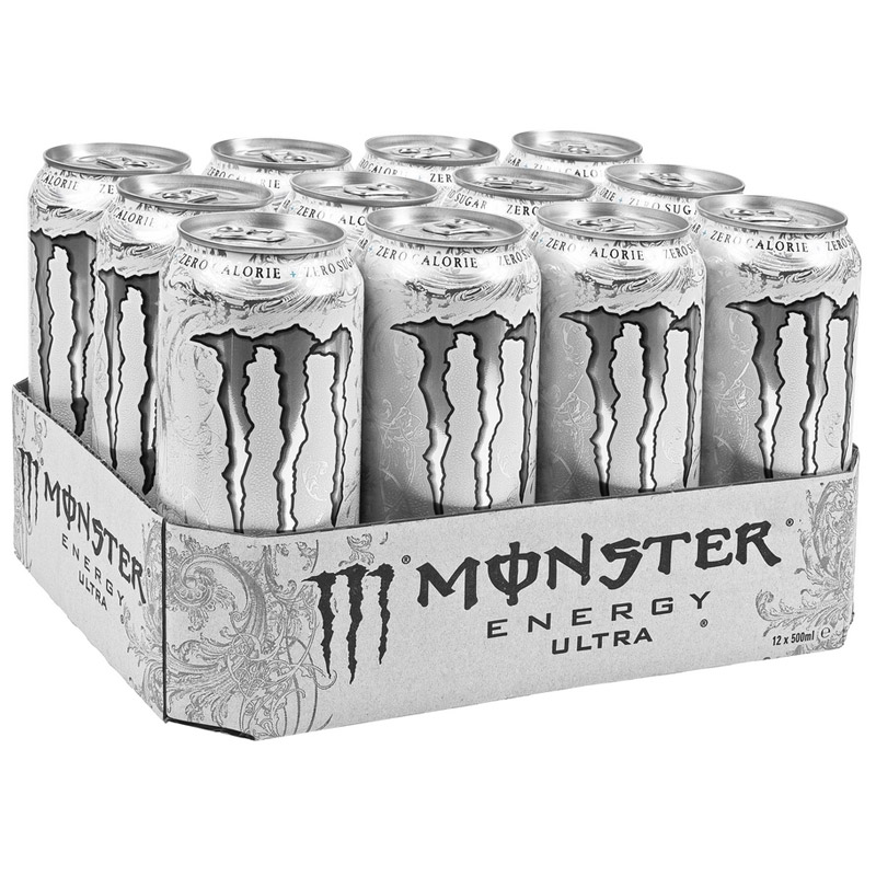 MONSTER ENERGY ULTRA 12x500ML BEZ CUKRU 0 KCAL