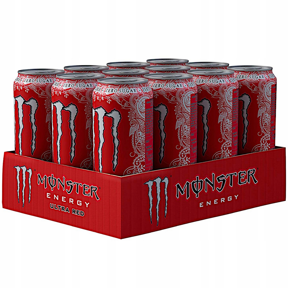 Monster Energy Ultra Red 12x 500ml kofeín